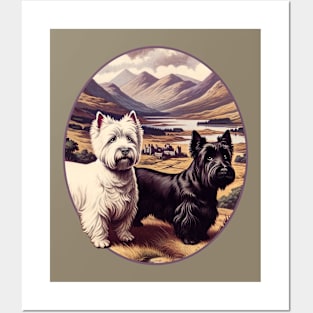 Terriers of Scotland Posters and Art